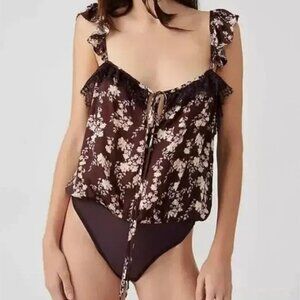 Free People "Take It Away" Bodysuit
